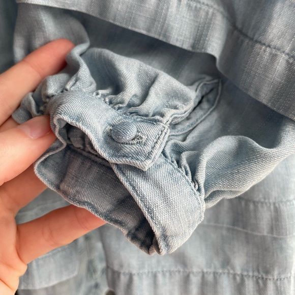 American Eagle Denim Boho Tunic Top - Picture 4 of 5